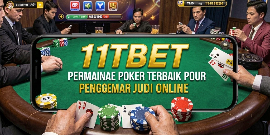 Screenshot 11TBET menampilkan gameplay Poker yang seru dan interaktif.