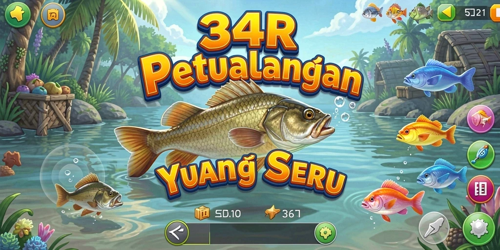 Tangkapan ikan yang menakjubkan dalam gameplay 34R.
