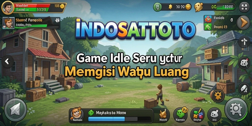 Tangkapan layar gameplay INDOSATTOTO yang menggambarkan kesenangan bermain Idle.