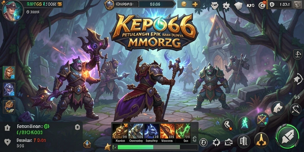 Gameplay seru KEPO66 dalam dunia MMORPG yang luas.