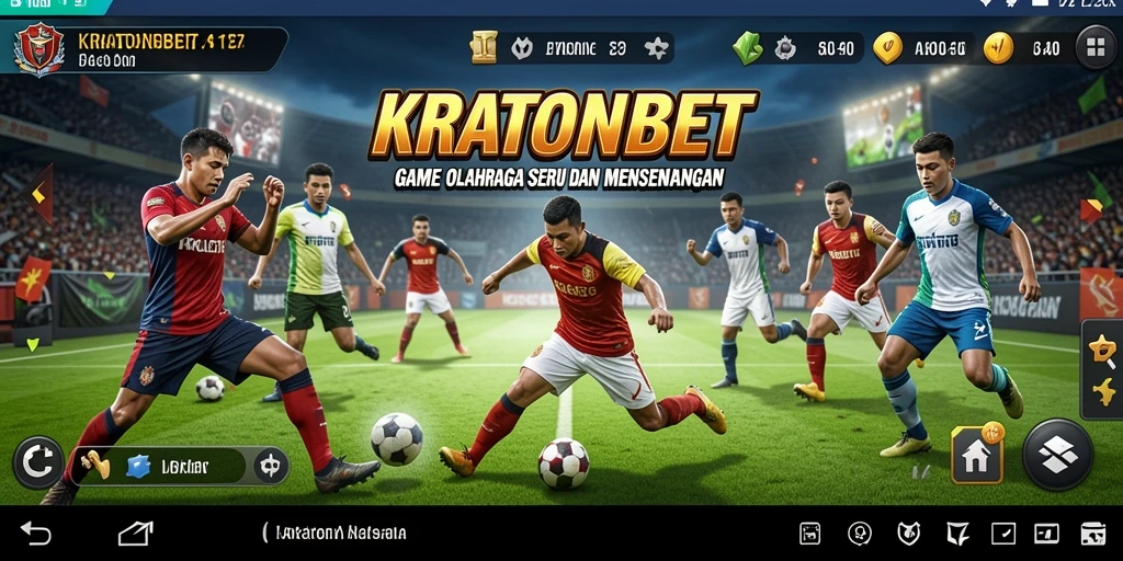 Tampilan permainan olahraga di KRATONBET yang menarik dan dinamis.