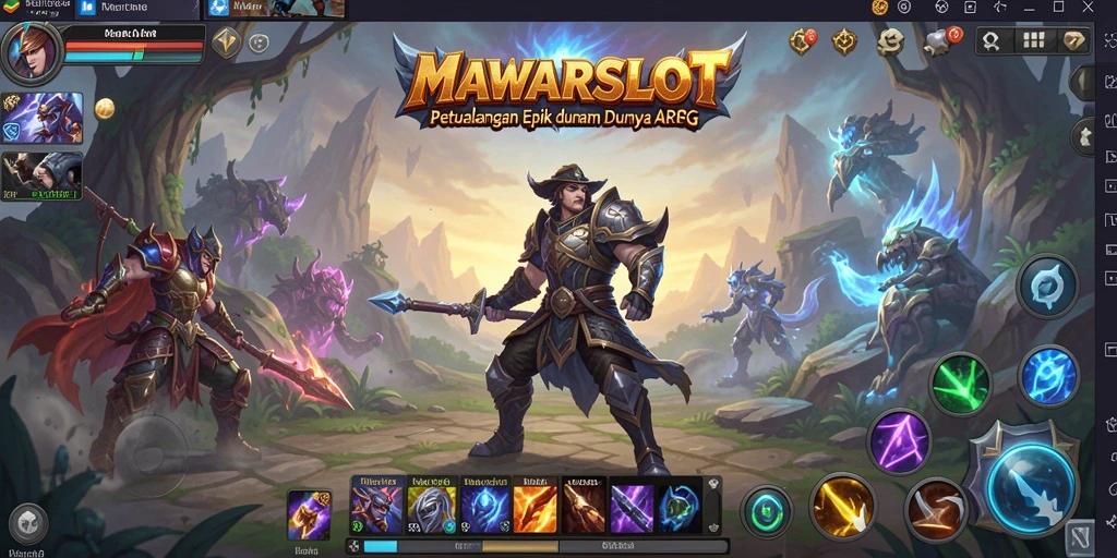 Gameplay seru dalam petualangan ARPG MAWARSLOT.