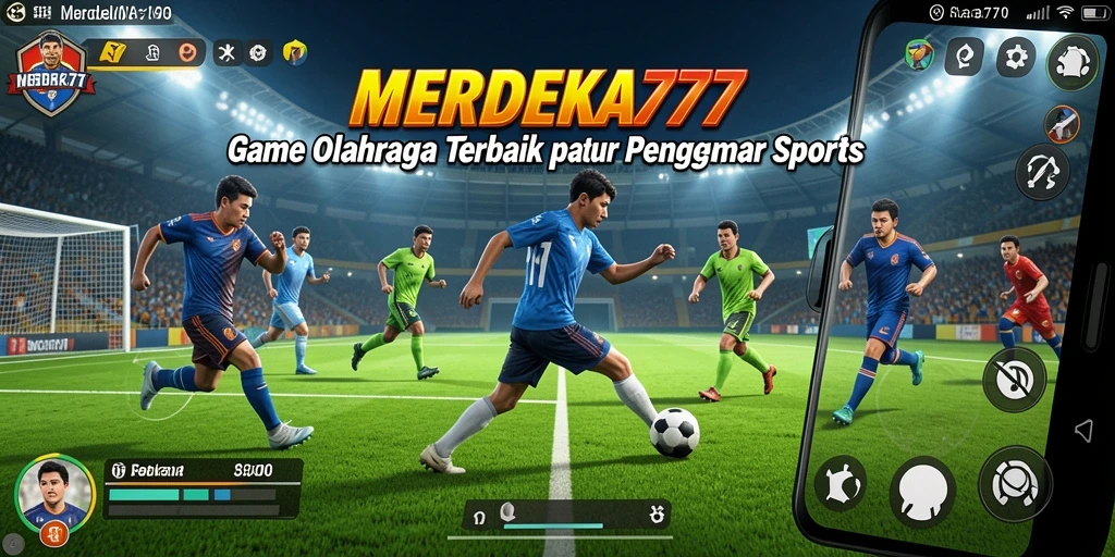 Tampilan gameplay seru di <strong>MERDEKA777</strong> dengan aksi olahraga yang mendebarkan.