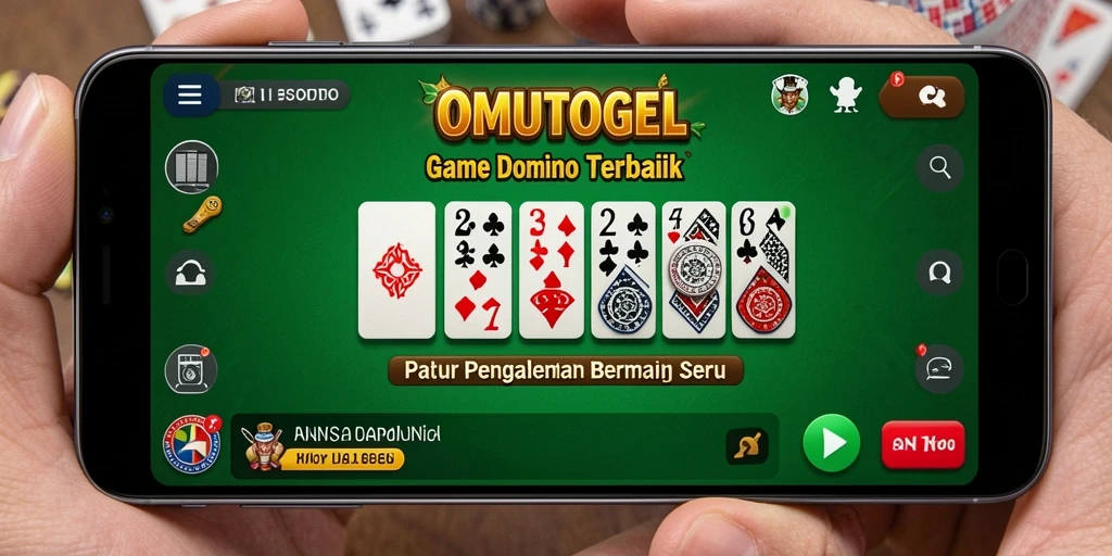 Screenshot gameplay OMUTOGEL yang menunjukkan keseruan permainan Domino.