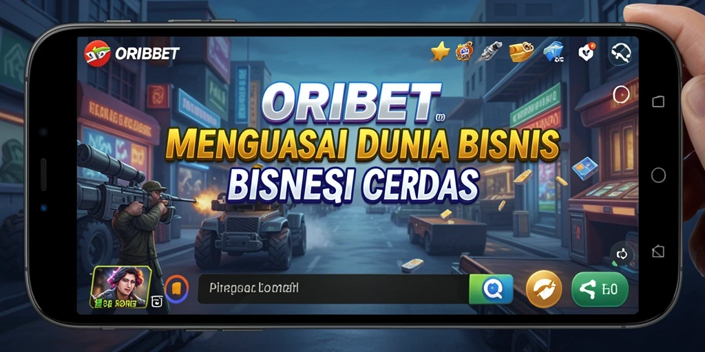 Tampilan gameplay <strong>ORIBET</strong> dengan elemen bisnis yang dinamis.