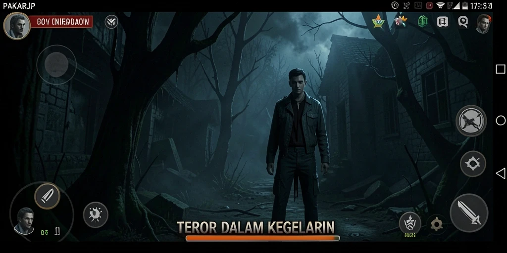 Gameplay seram PAKARJP yang menegangkan dan mencekam.