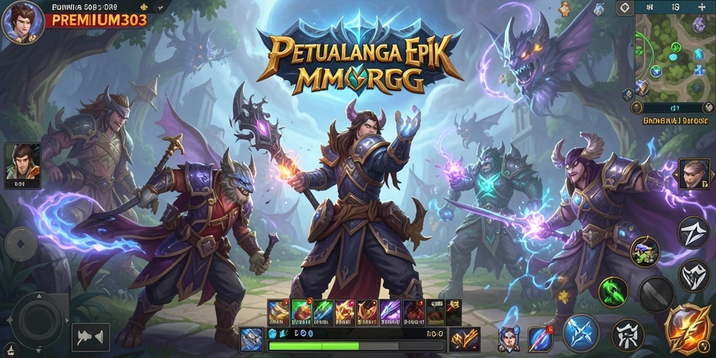 Tampilan gameplay seru dan imersif di dunia PREMIUM303.