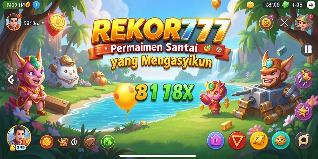 Screenshot utama menampilkan karakter lucu dalam gameplay yang mengasyikkan.