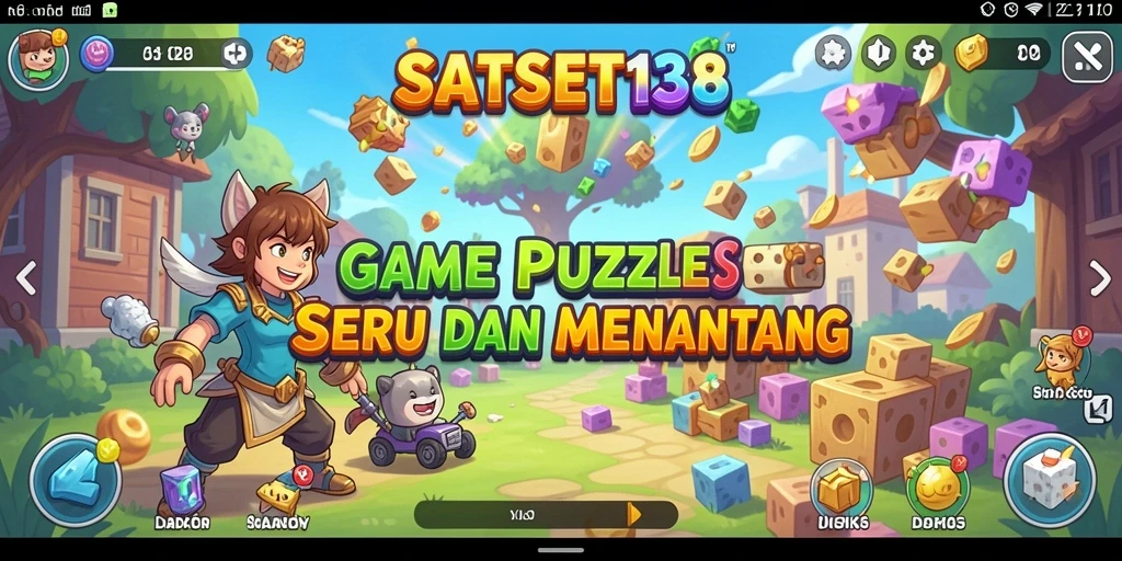 Screenshot gameplay SATSET138 yang menampilkan teka-teki yang seru dan menantang.