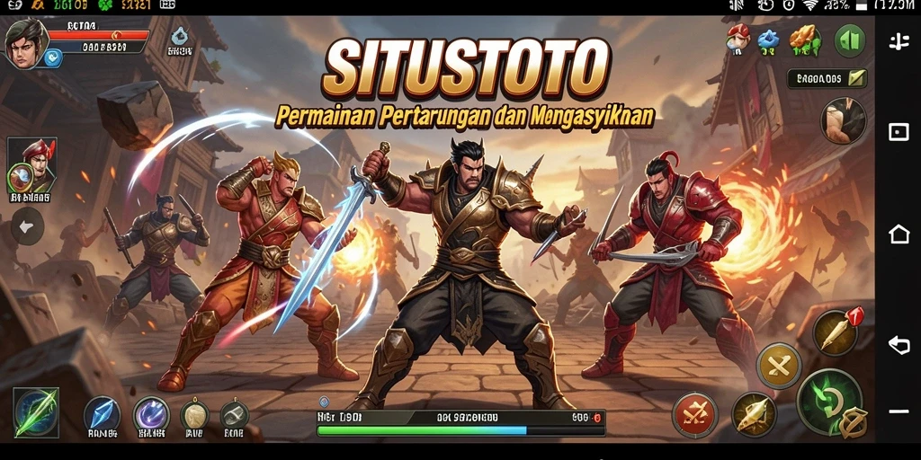 Tangkapan layar dari gameplay menampilkan aksi pertarungan yang intens dan seru.