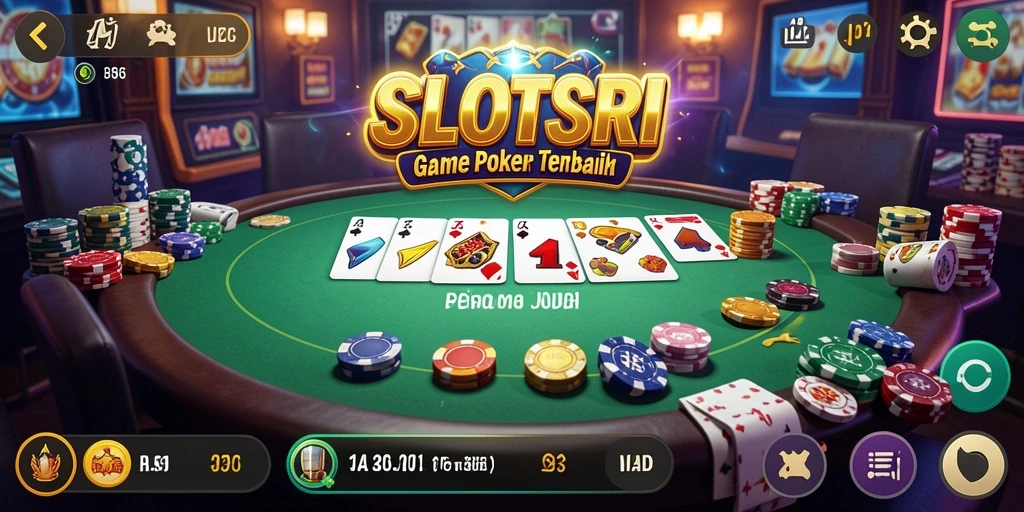 Gameplay Poker yang mendebarkan dan interaktif di SLOTSRI.