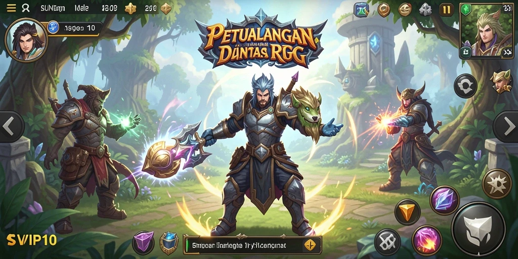 Screenshot gameplay SVIP10 menampilkan aksi seru dalam dunia RPG.