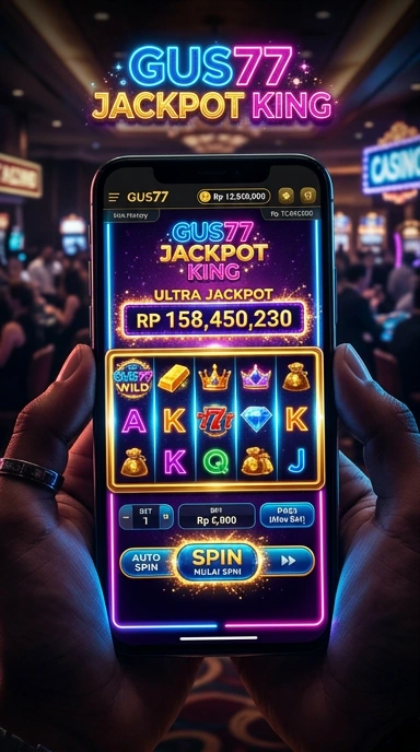 Tampilan antarmuka pengguna gus77 yang sederhana.